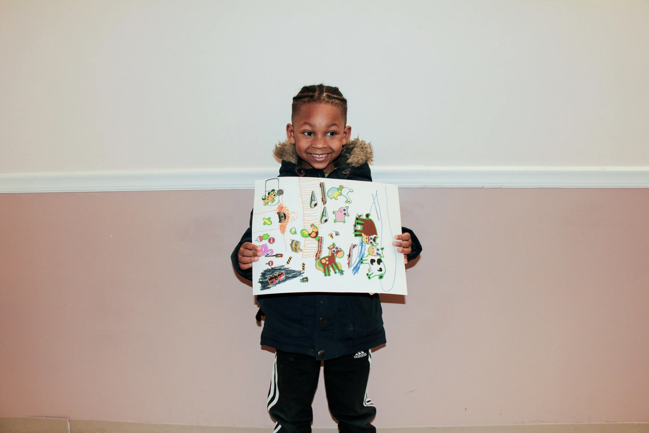 A young resident joins in on the fun!