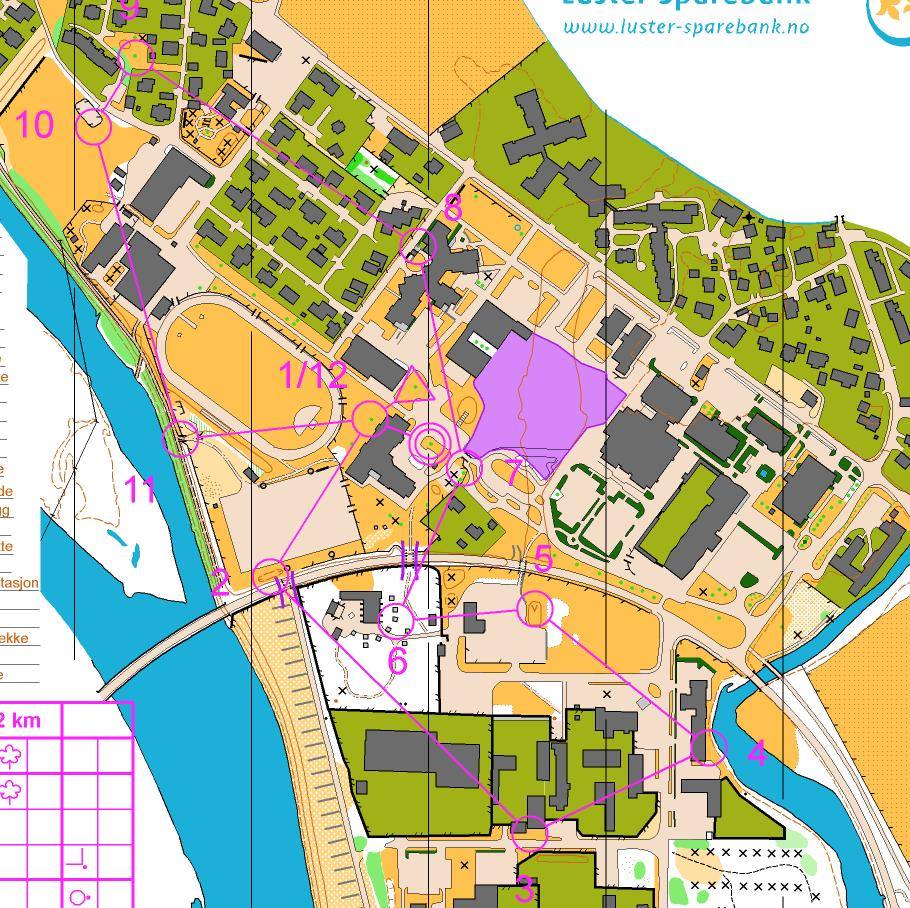 Resultat o-sprint i Gaupne 12. mai