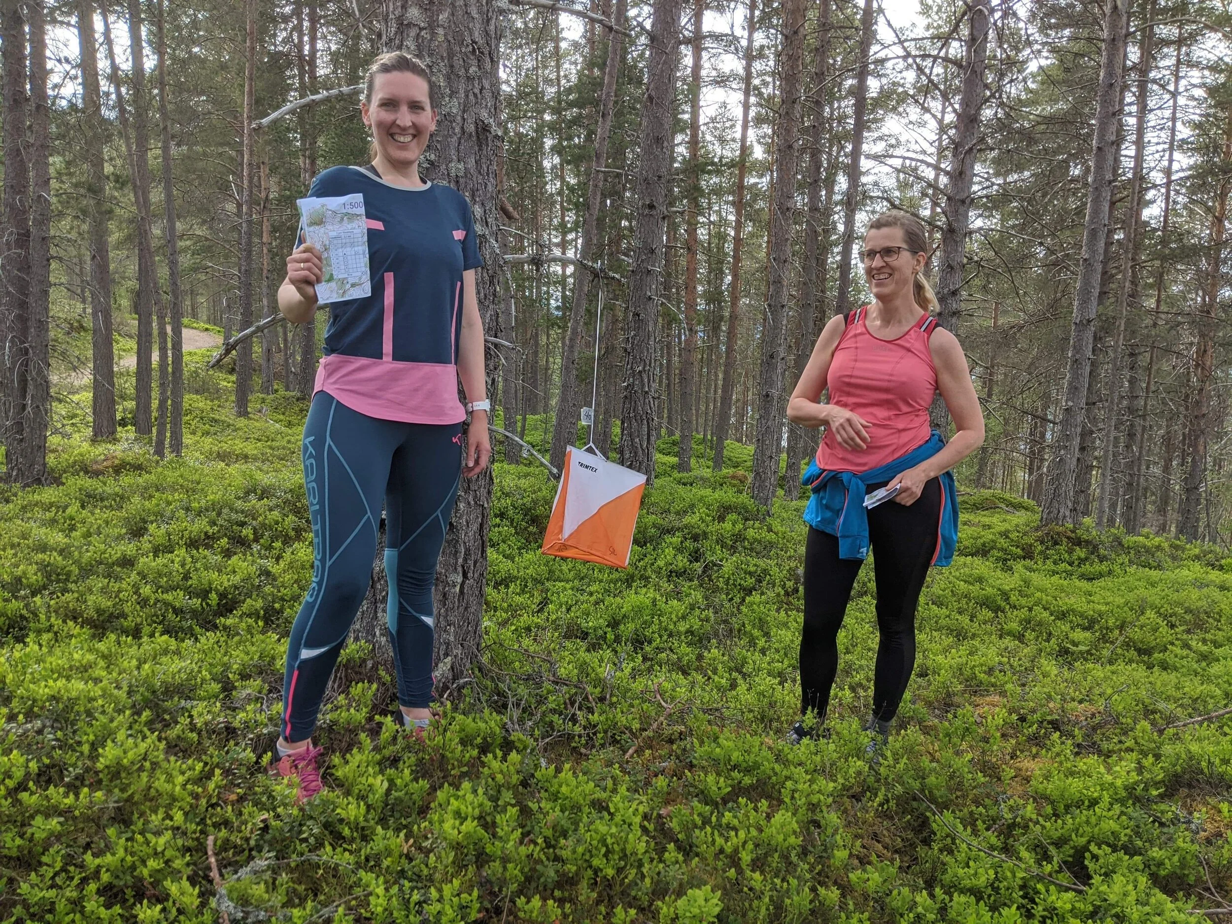 Treningsløp på Kaupangerholten
