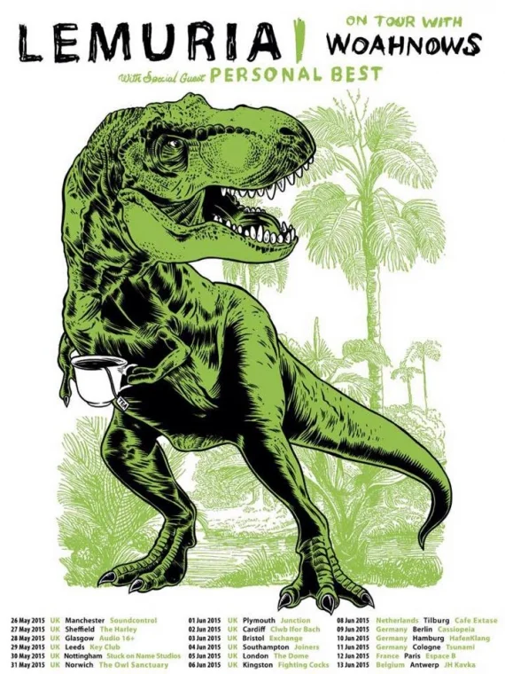 Lemuria kick off UK/Europe tour, WOAHNOWS replace Dads
