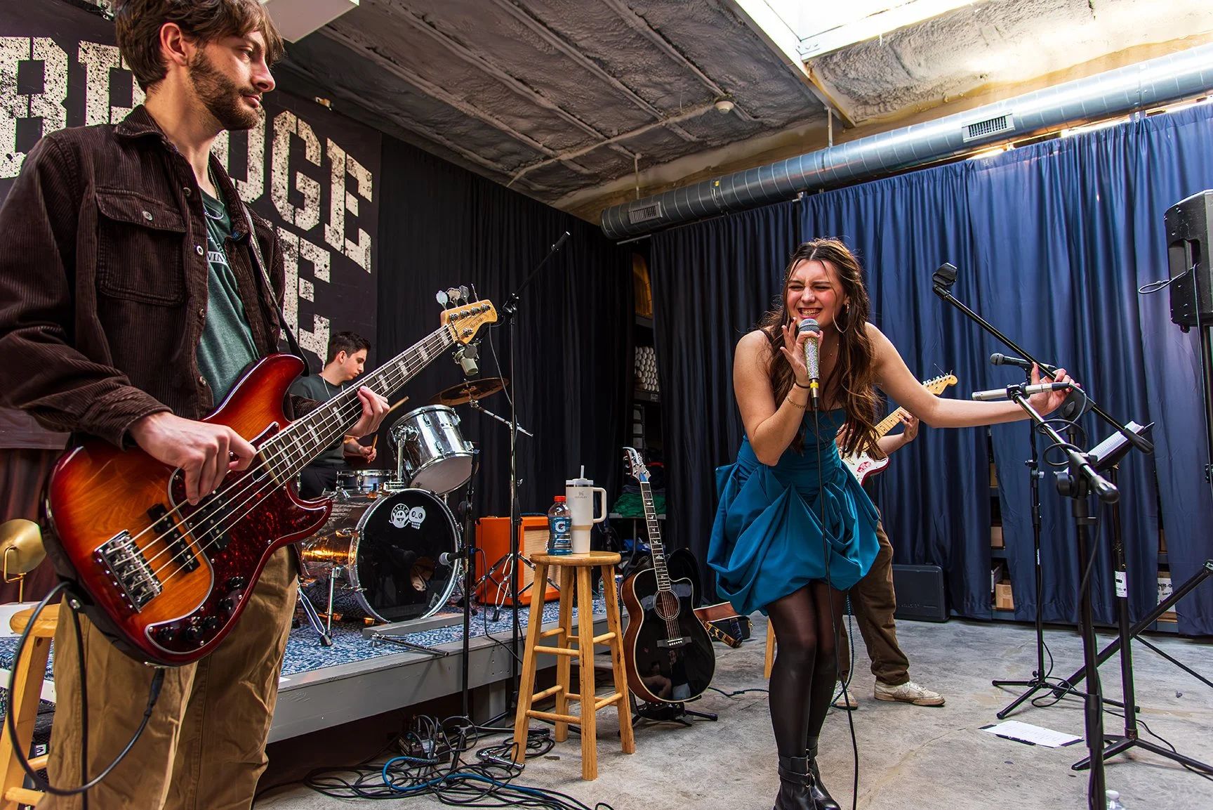 Marley Brown performing live at Bridge Nine on Sunday, November 17th, 2024. Photo courtesy of Chris Padgett.