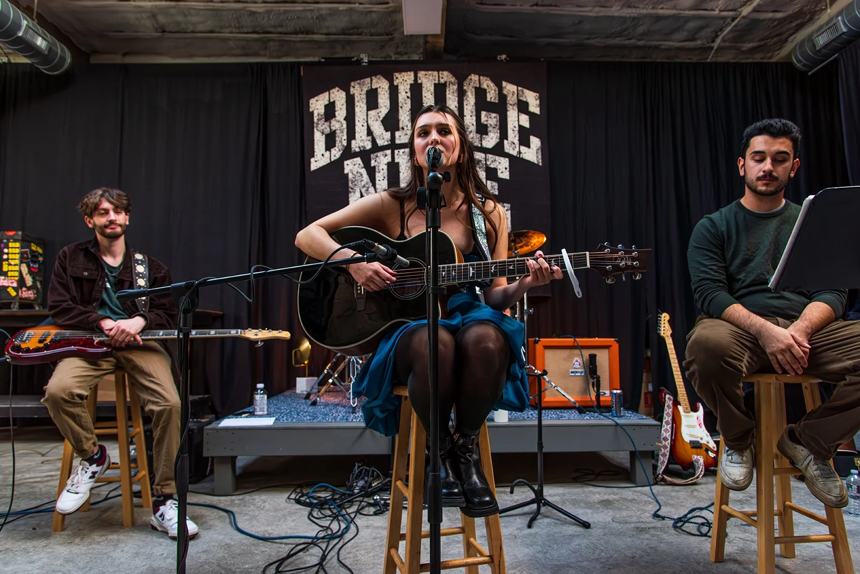 Marley Brown performing live at Bridge Nine on Sunday, November 17th, 2024. Photo courtesy of Chris Padgett.