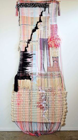 Terri Friedman's gorgeous Yarn Paintings on view through December at The Berkeley Art Museum.