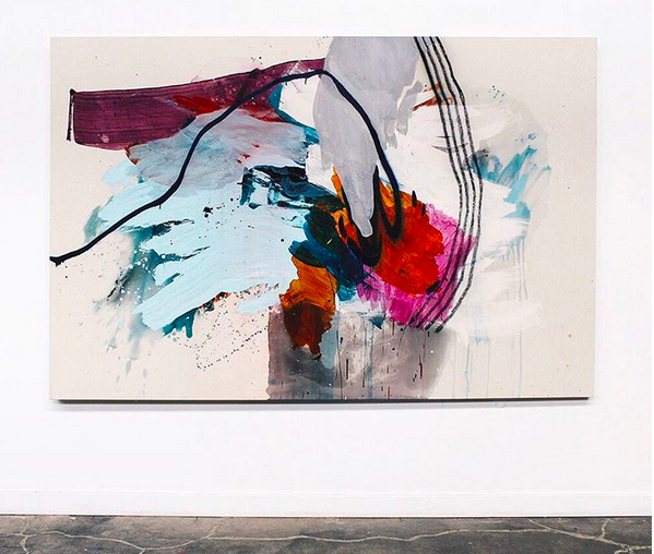 Heather Day's dynamic paintings.