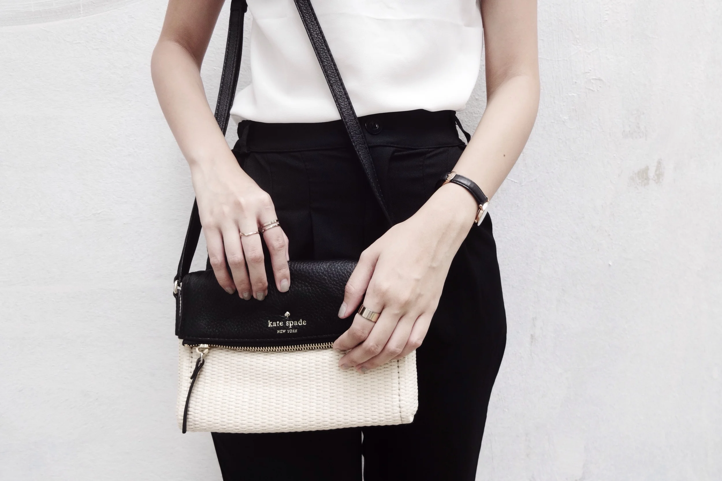 On me: Kate Spade Mini Cobble Hill Straw Mini Carson bag from Fashion Vocal 