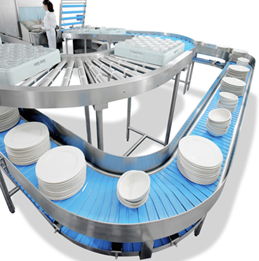 Slat Belt Tray Return Conveyor