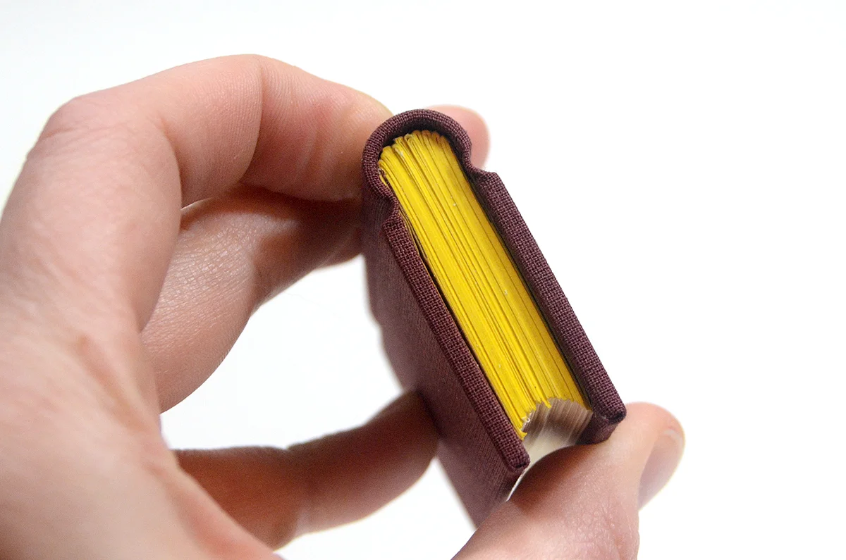Handmade Book - Deluxe Miniature Springback Journal