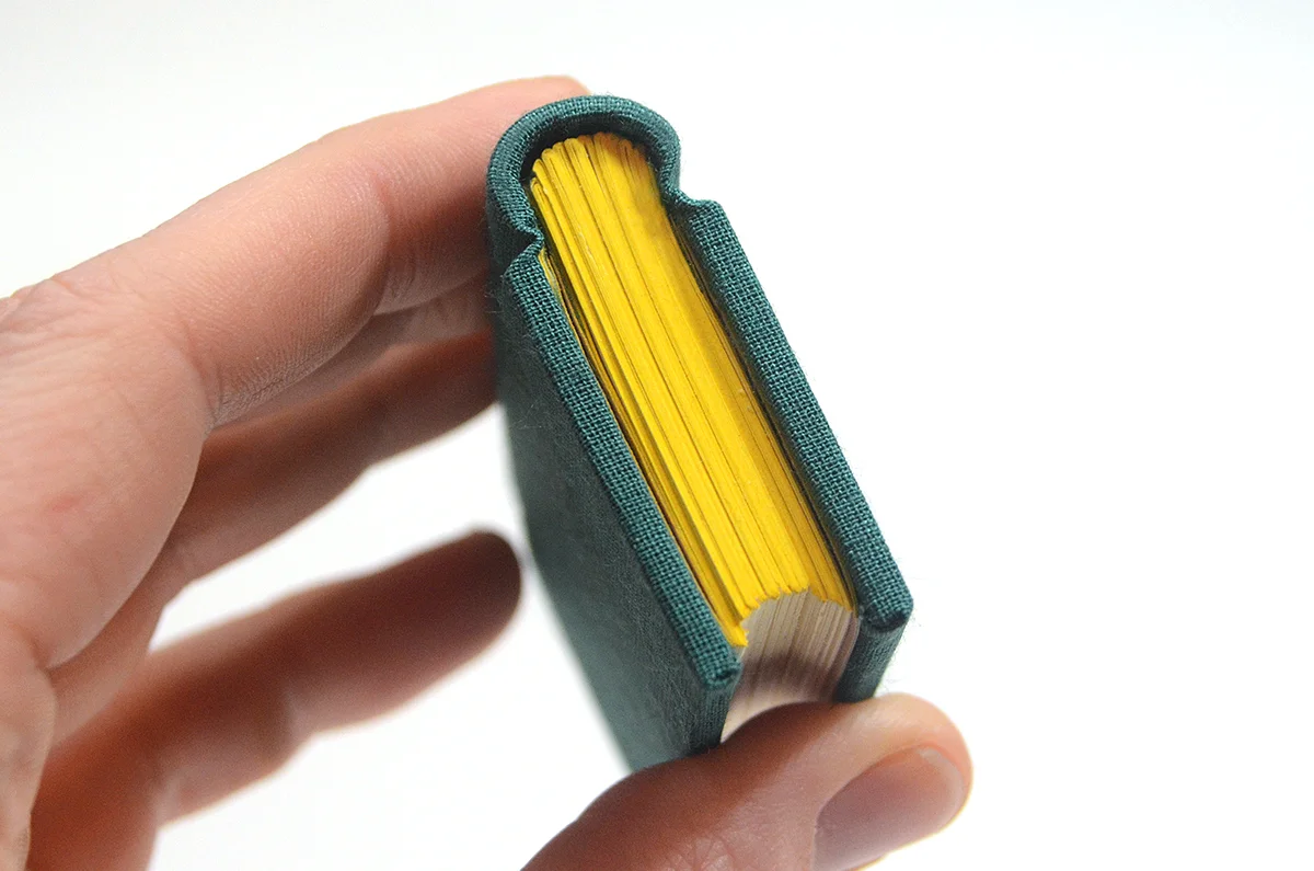 Handmade Book - Deluxe Miniature Springback Journal