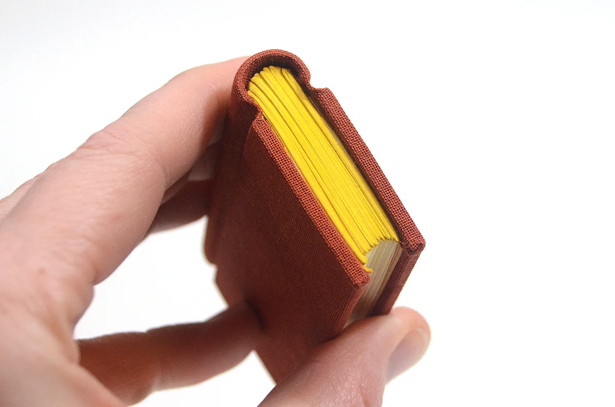 Handmade Book - Deluxe Miniature Springback Journal