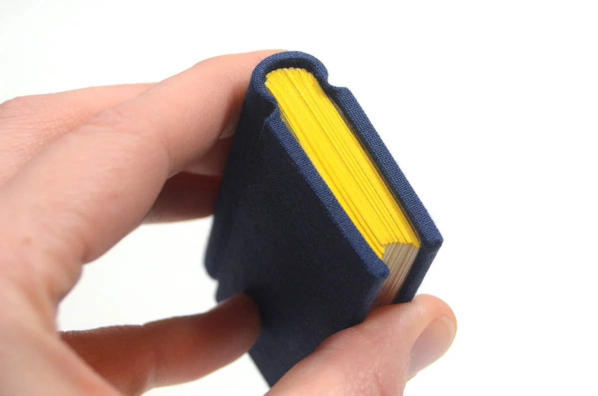 Handmade Book - Deluxe Miniature Springback Journal