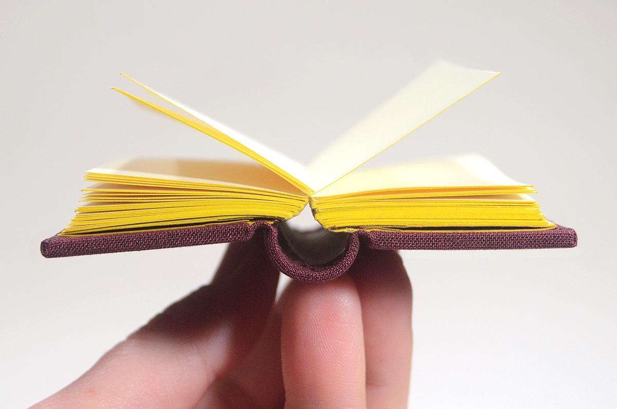 Handmade Book - Deluxe Miniature Springback Journal