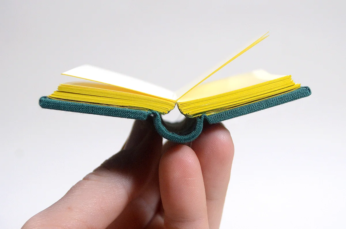 Handmade Book - Deluxe Miniature Springback Journal