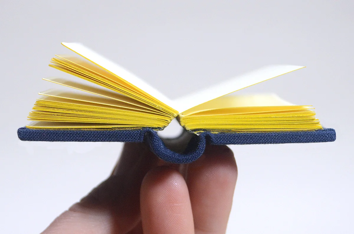 Handmade Book - Deluxe Miniature Springback Journal