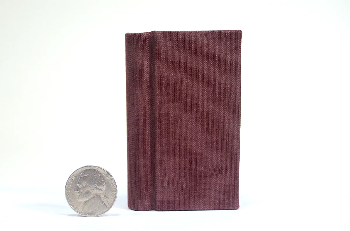 Handmade Book - Deluxe Miniature Springback Journal