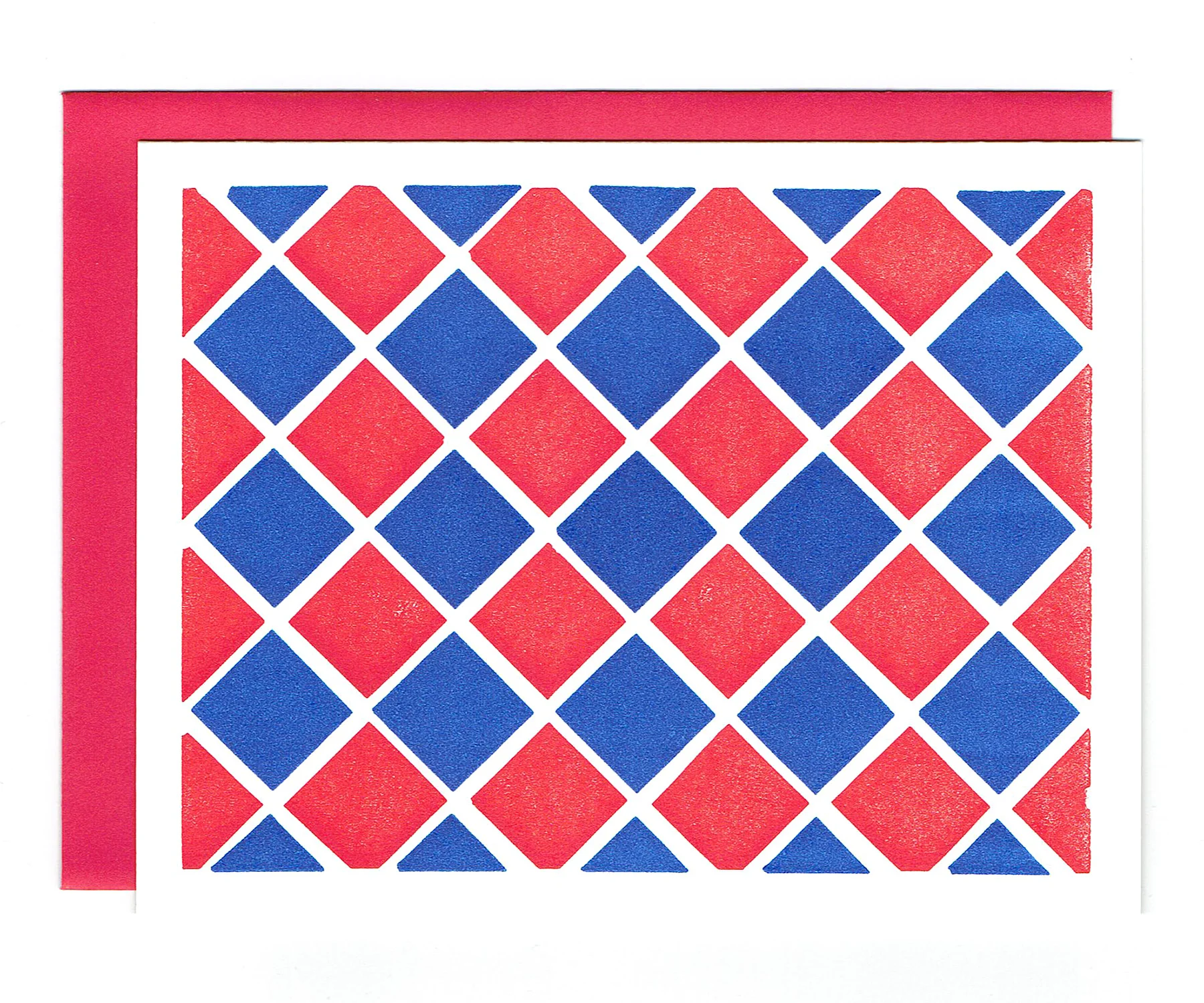 Blue and Red Diamonds