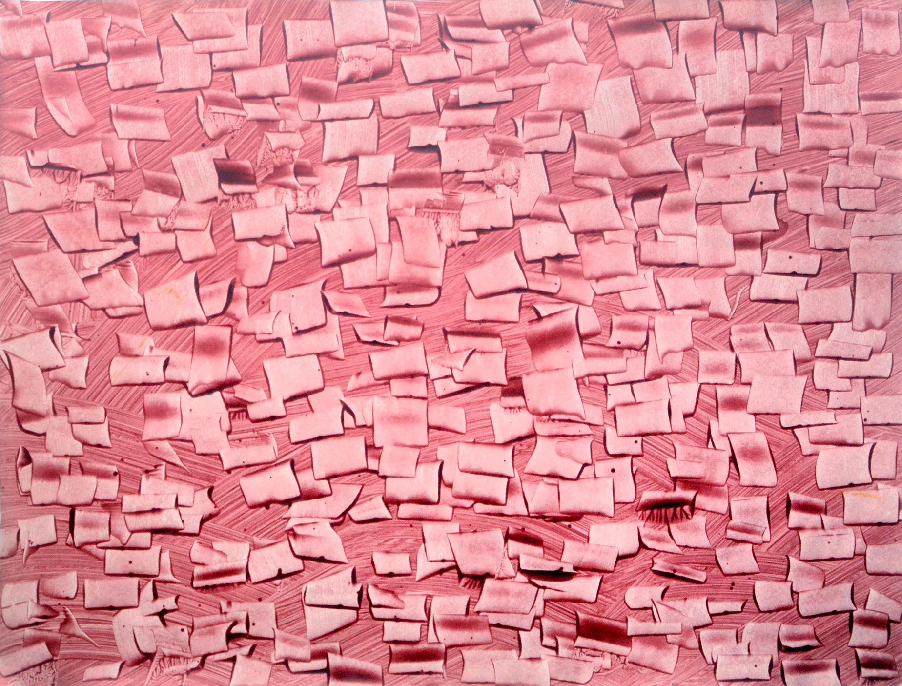 Marsala Matrix - Hand-Painted Pastepaper