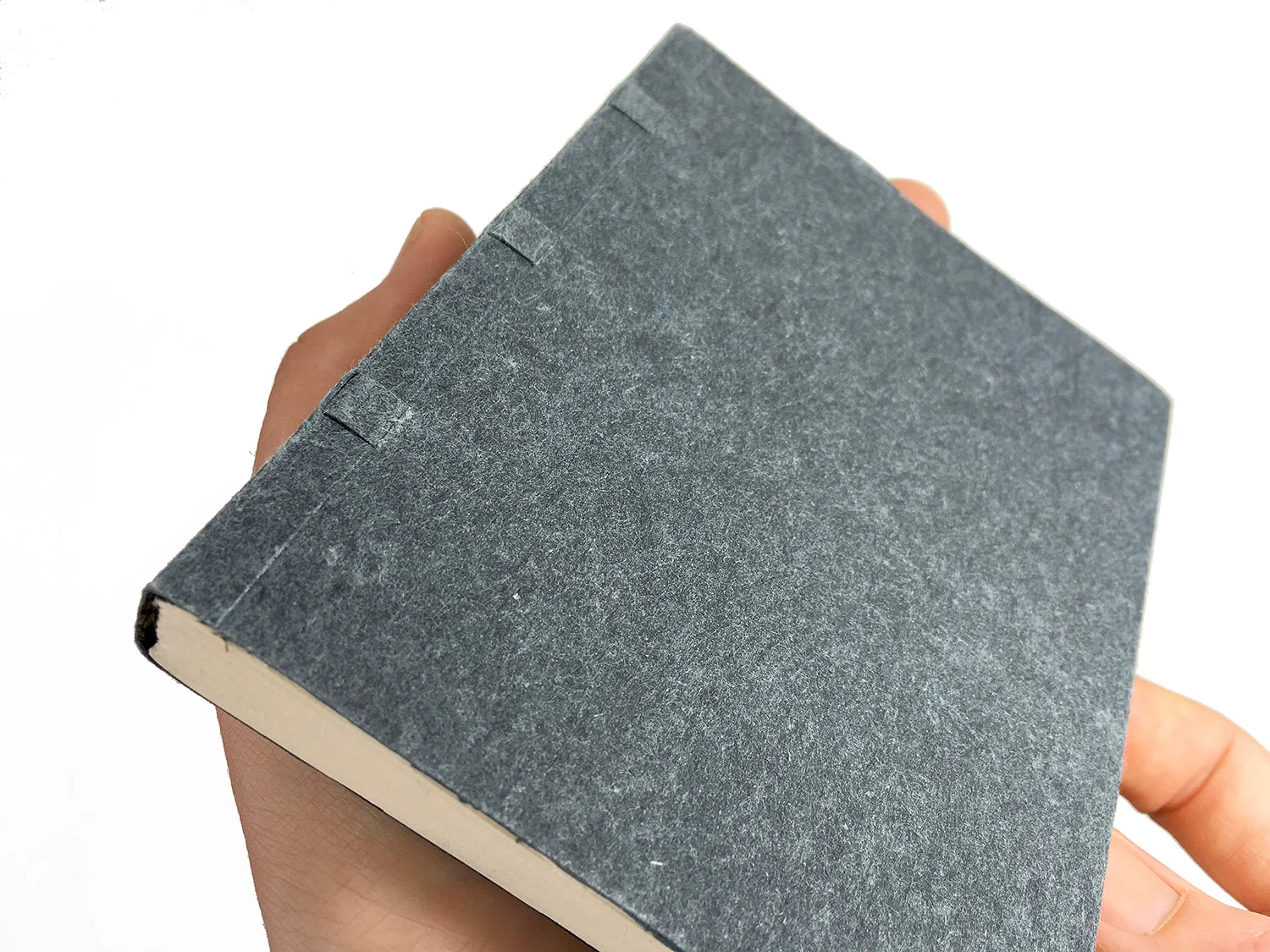 Blue Flax Journal with Gold Floral Endsheets