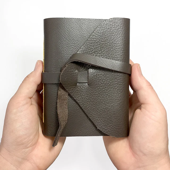 Leather Wrap Journal - Handmade Book