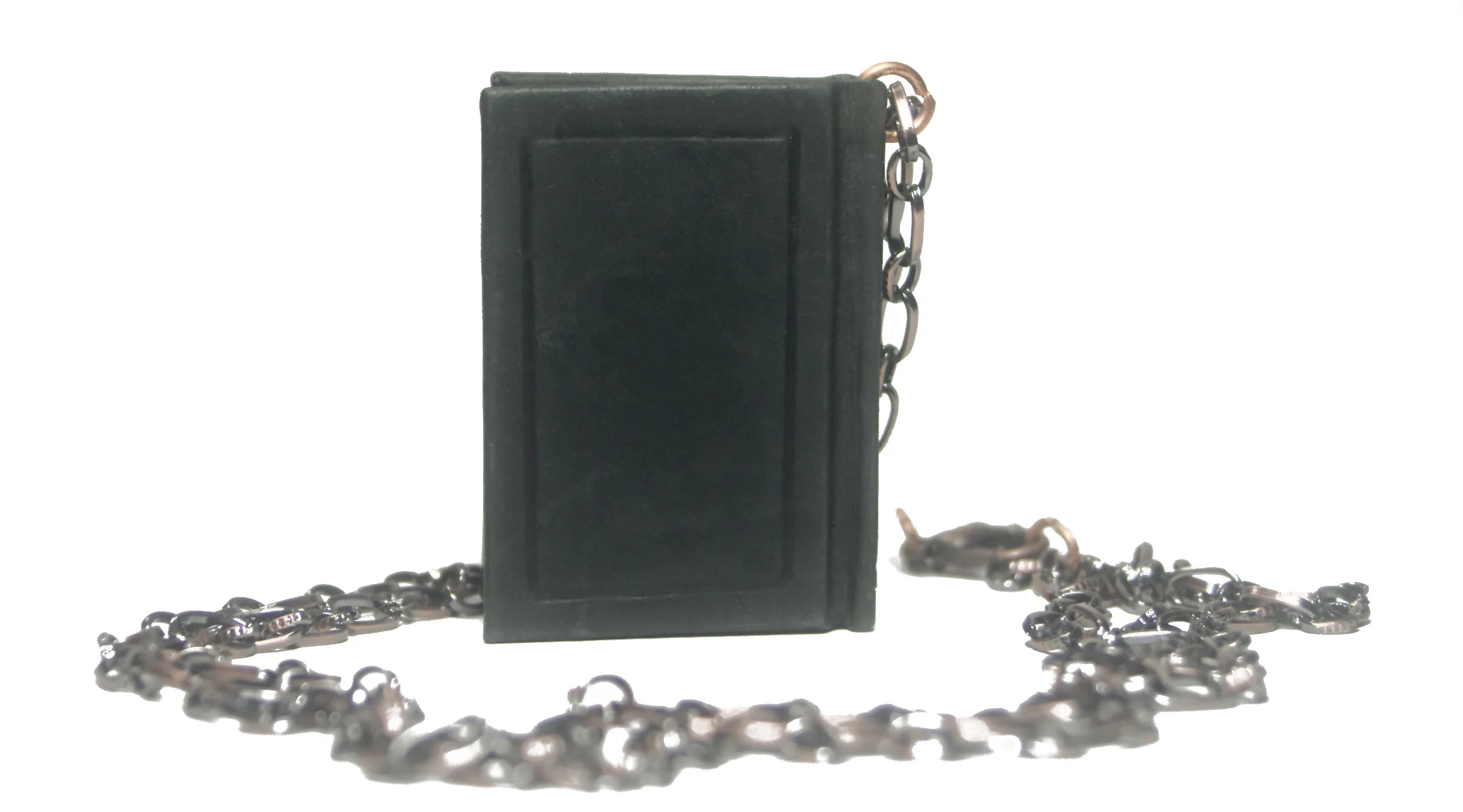 Handmade Leather Book Pendant Necklace