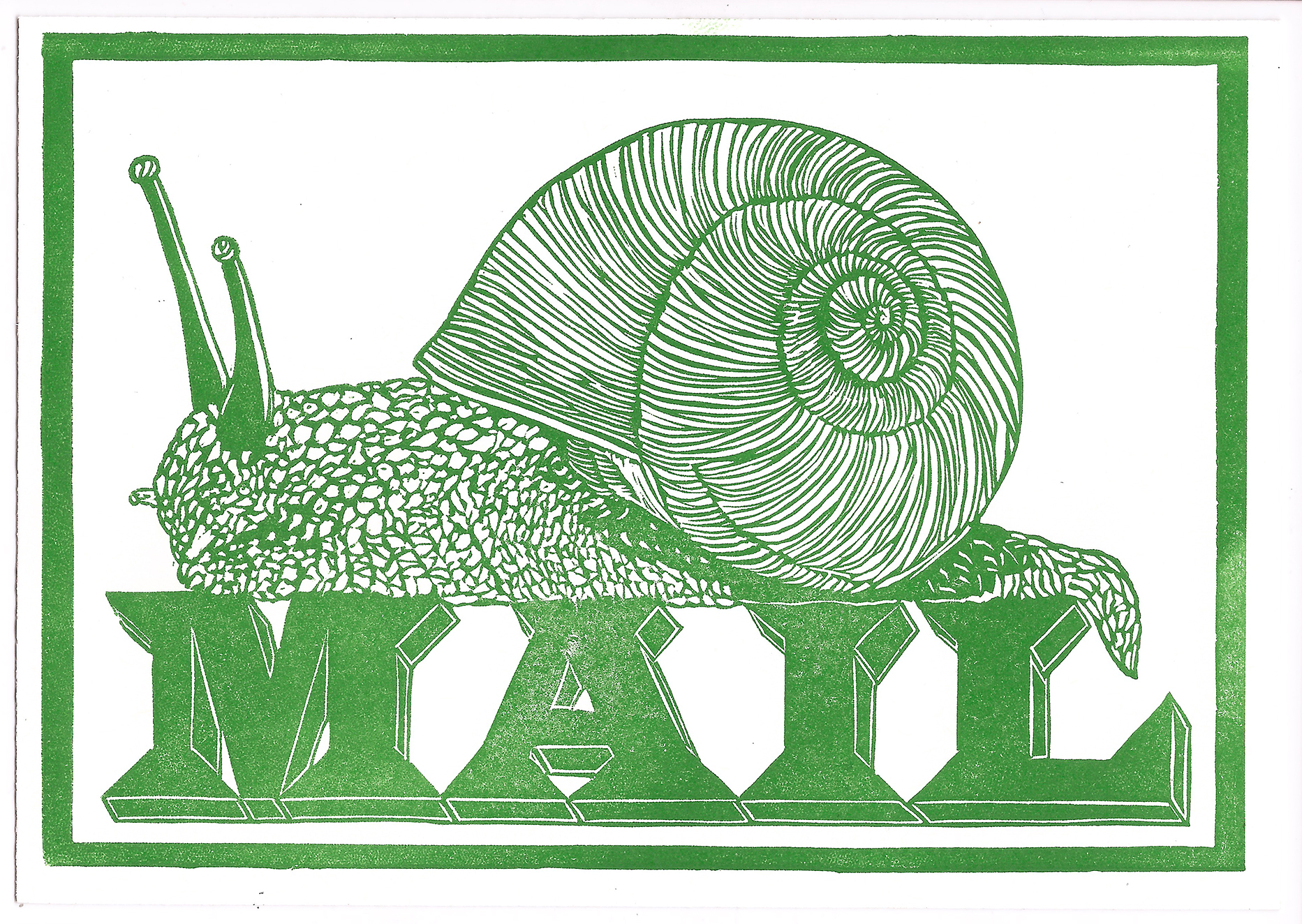 Snail Mail Postcard
