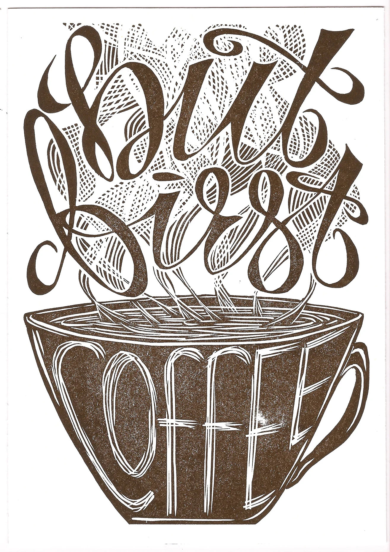 But First Coffee Postcard