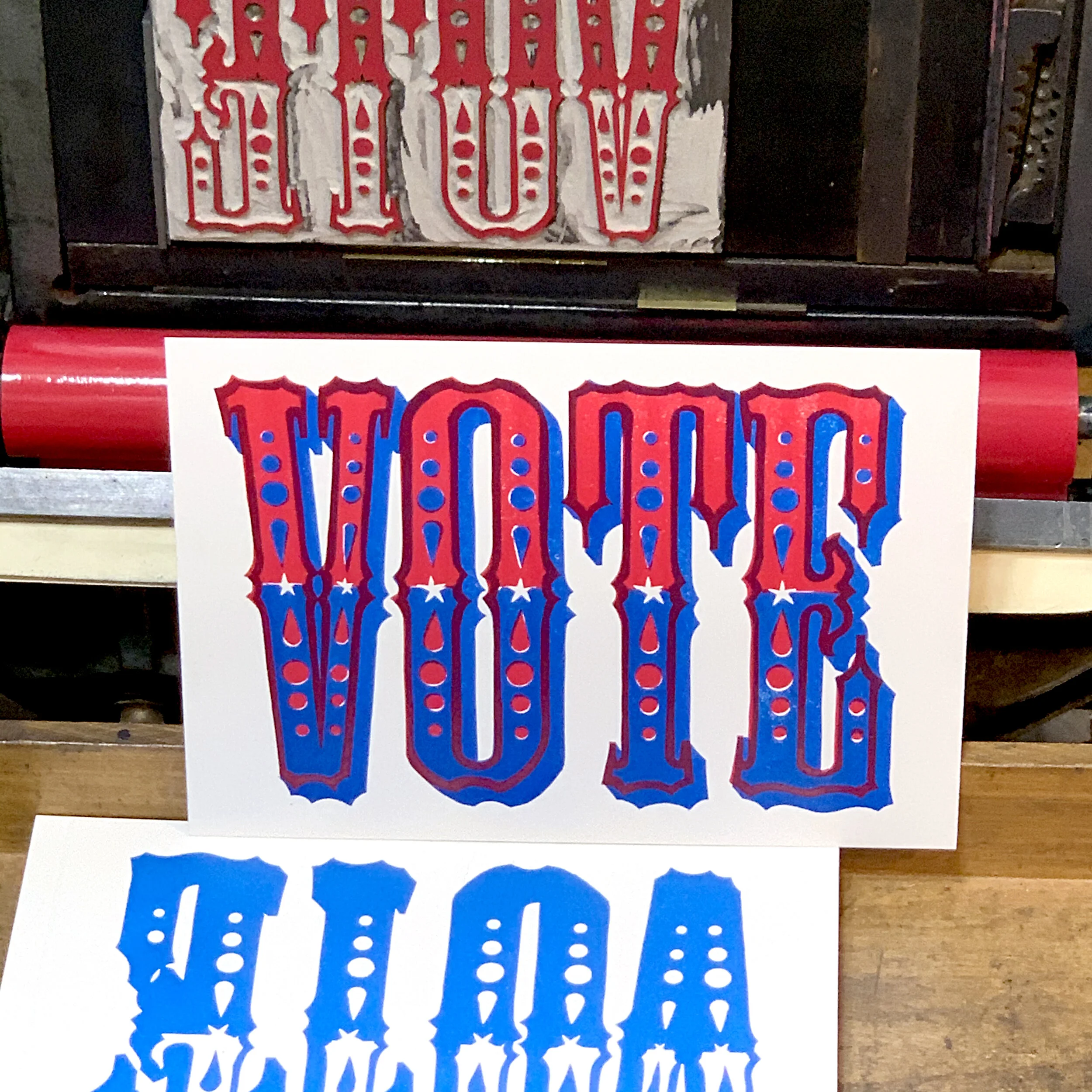 VOTE postcard
