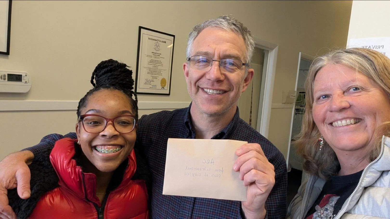 Holiday donation to ARC