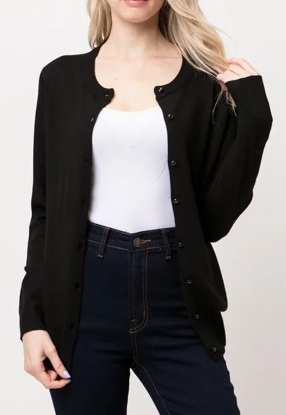 Cardigan Bouton-Noir Front.jpeg