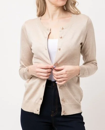 Cardigan Bouton-Beige Front.jpeg