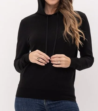 Douce Hoodie Noir Front.jpeg