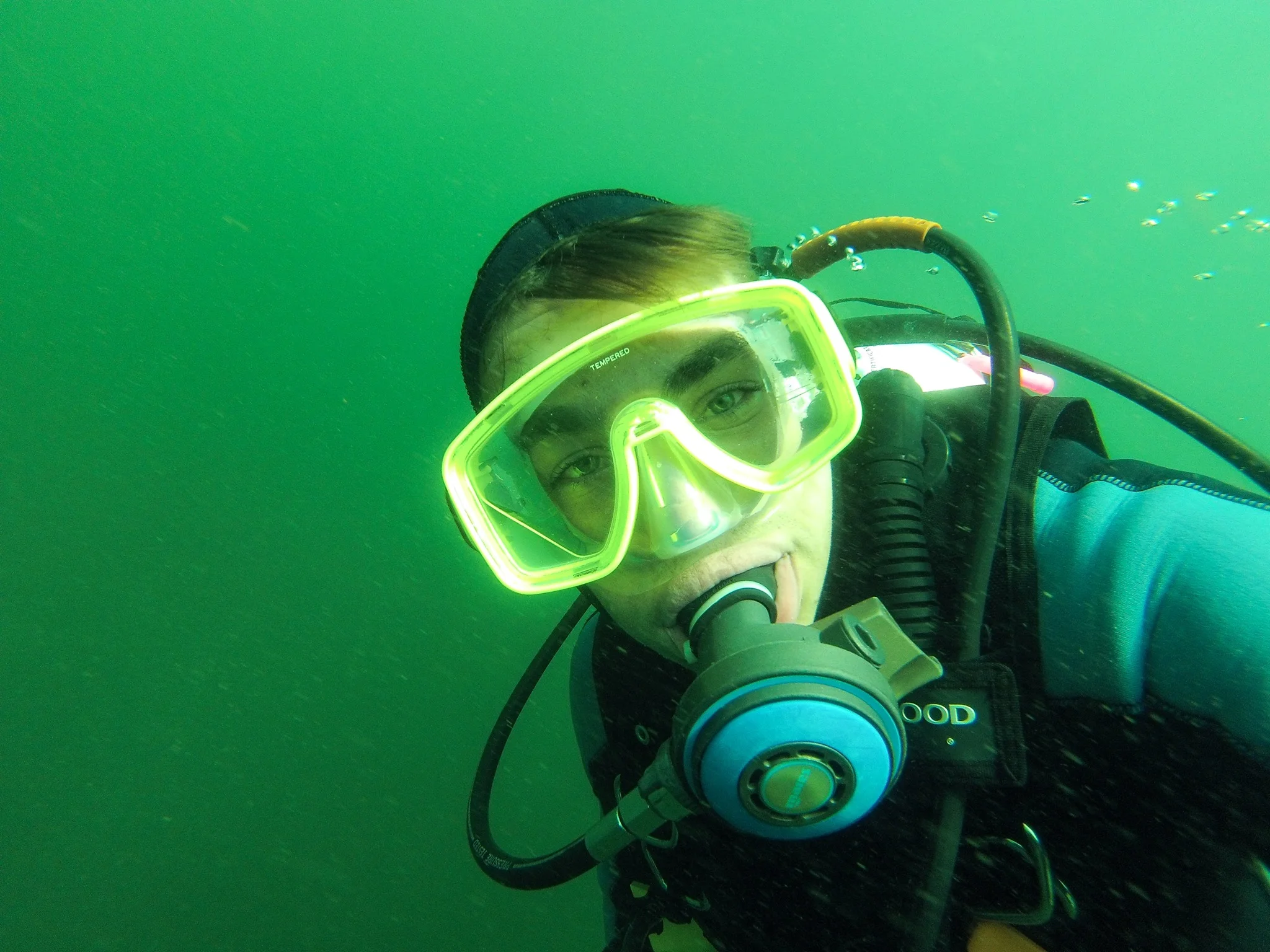  Self-portrait in the St. Lawrence River 
