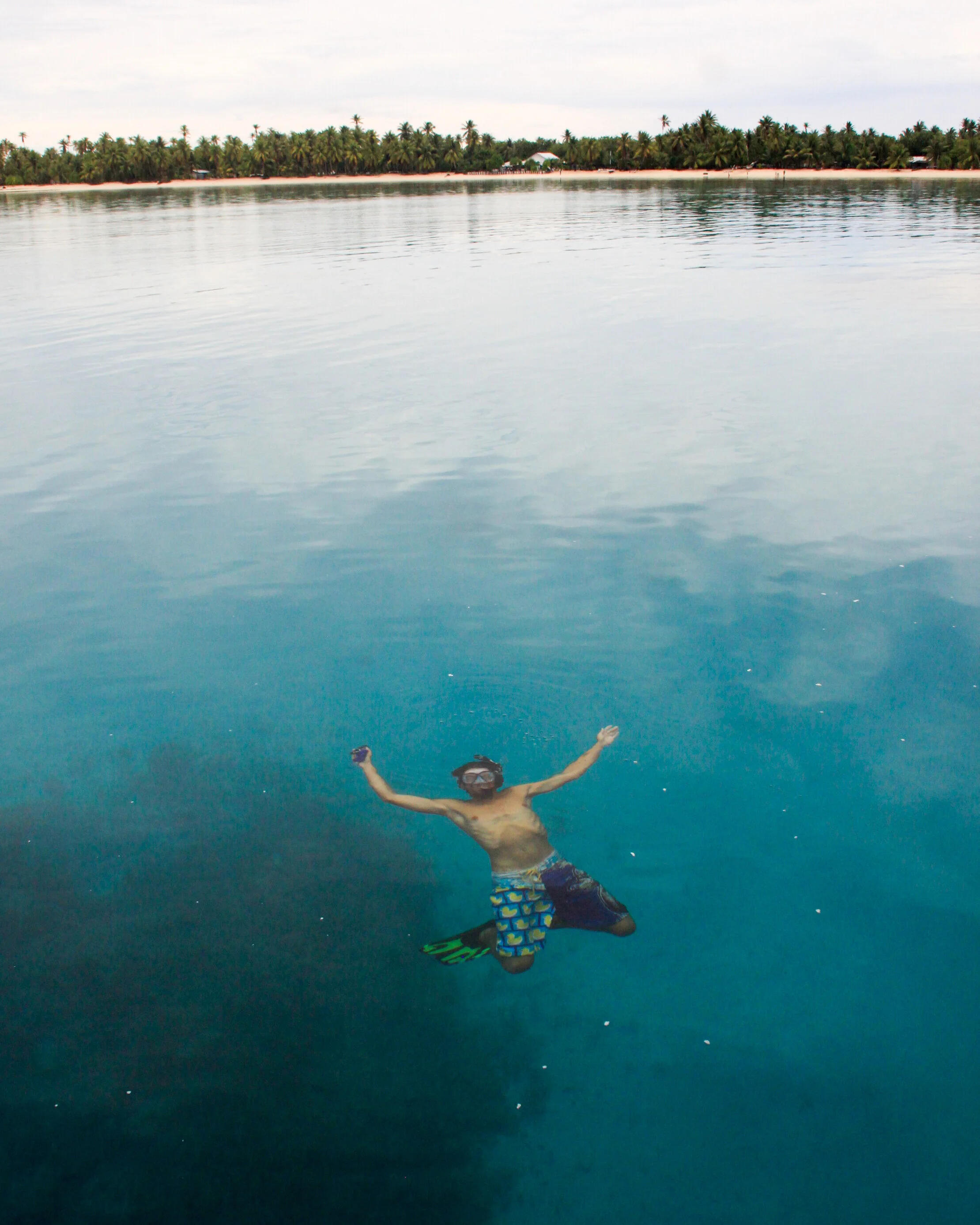 Going for an afternoon swim in the Marshall Islands. Photo by Emma Goudout.