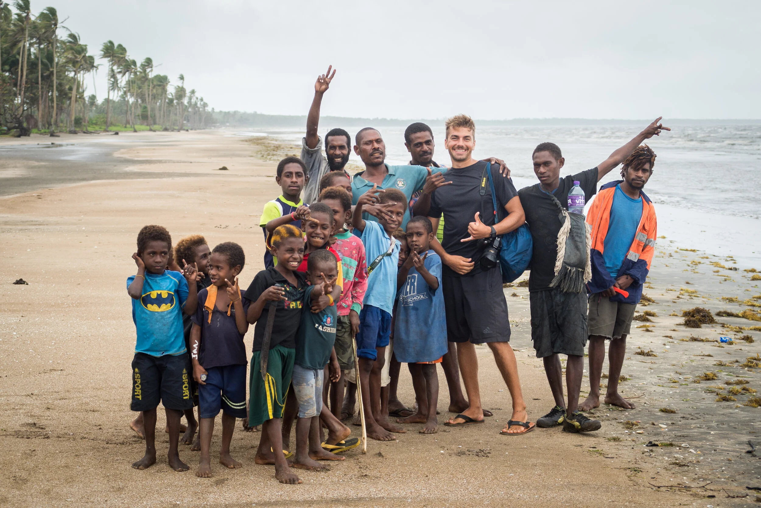 Visiting a village in Papua New Guinea. Photo courtesy of Amanda-Sailing.com.