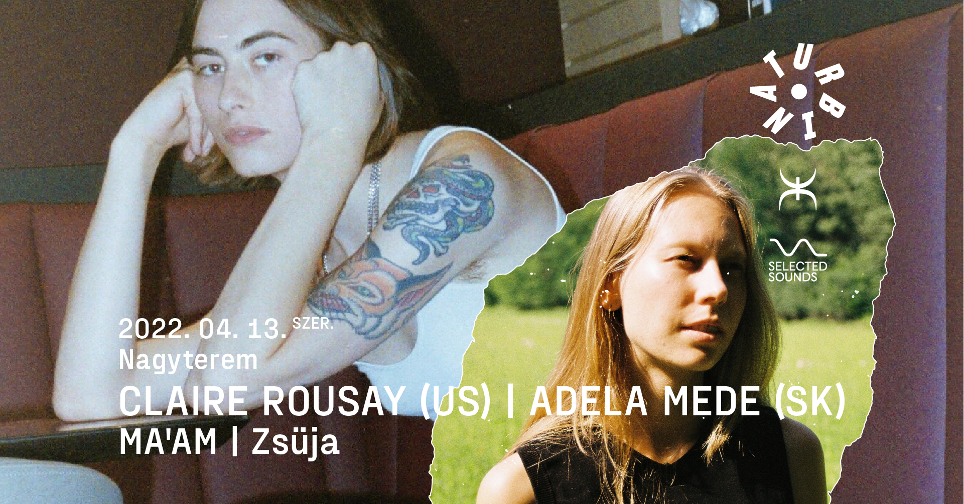 EXILES &amp; Selected Sounds: Claire Rousay | Adela Mede | MA'AM | Zsüja / Turbina