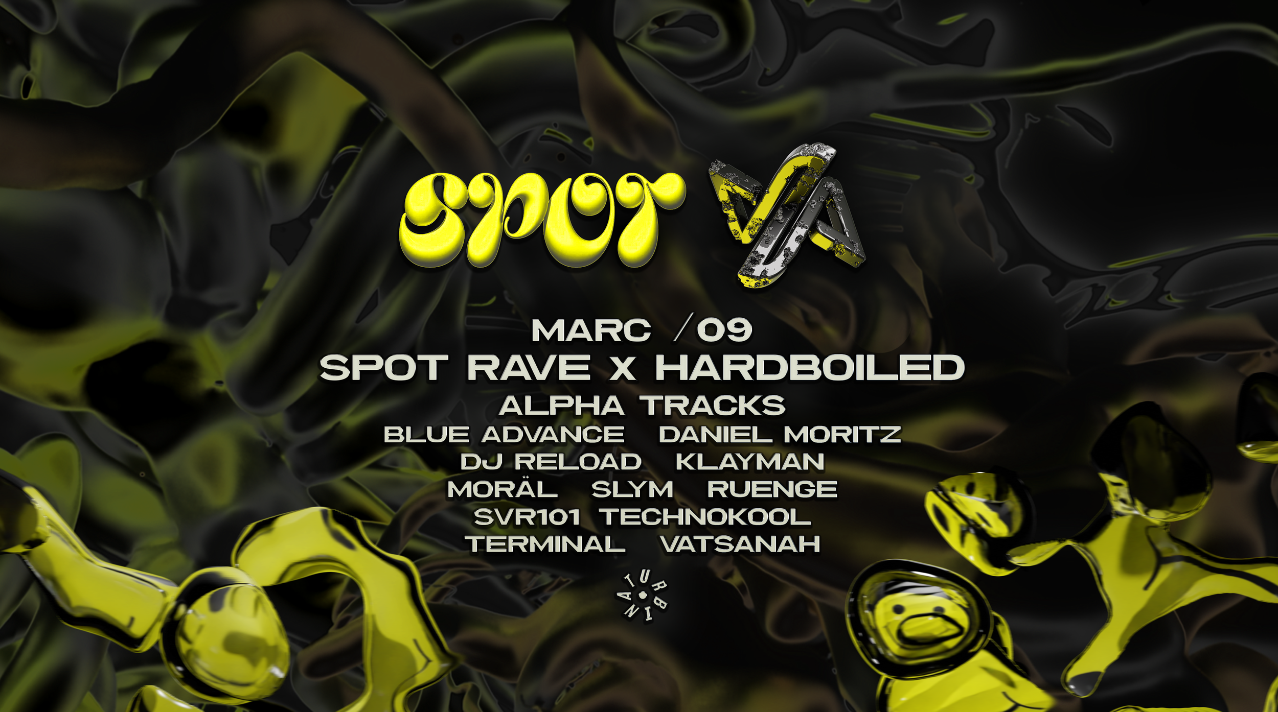 HARDBOILED X SPOT RAVE ∭ Alpha Tracks, Blue Advance, Technokool, Slym, Moräl, Dirty Cash + more