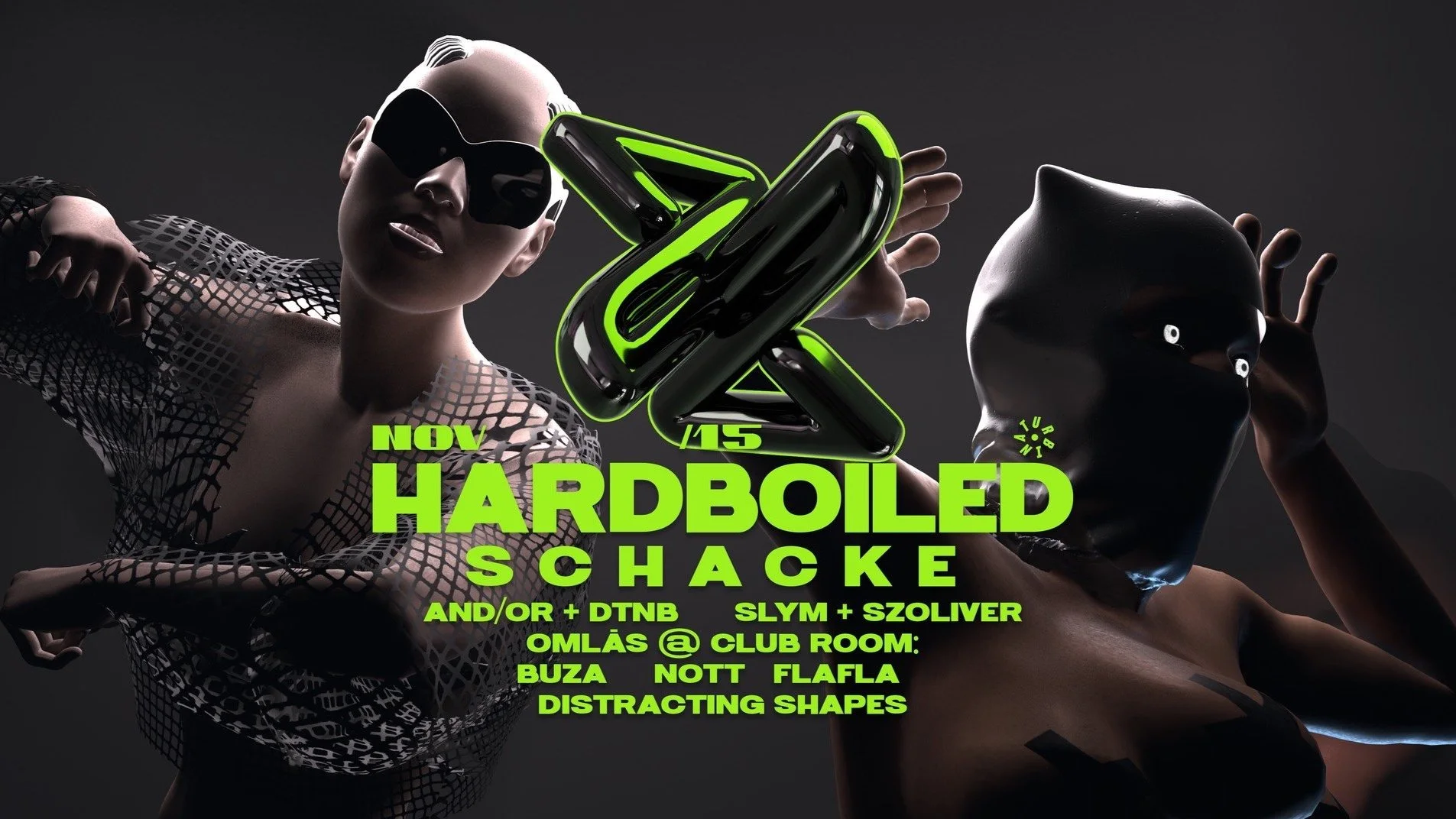 HARDBOILED: SHACKE, Dtnb. x AND/OR, Slim x Szoliver, OMLÁS