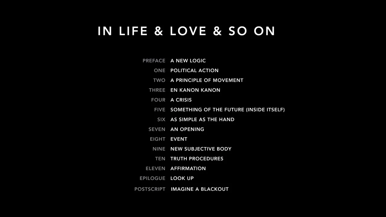 In Life & Love & So On (2015)