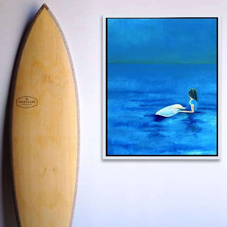 "The Calm at Folly" 22 x 28 x 1 Acrylic on Canvas
