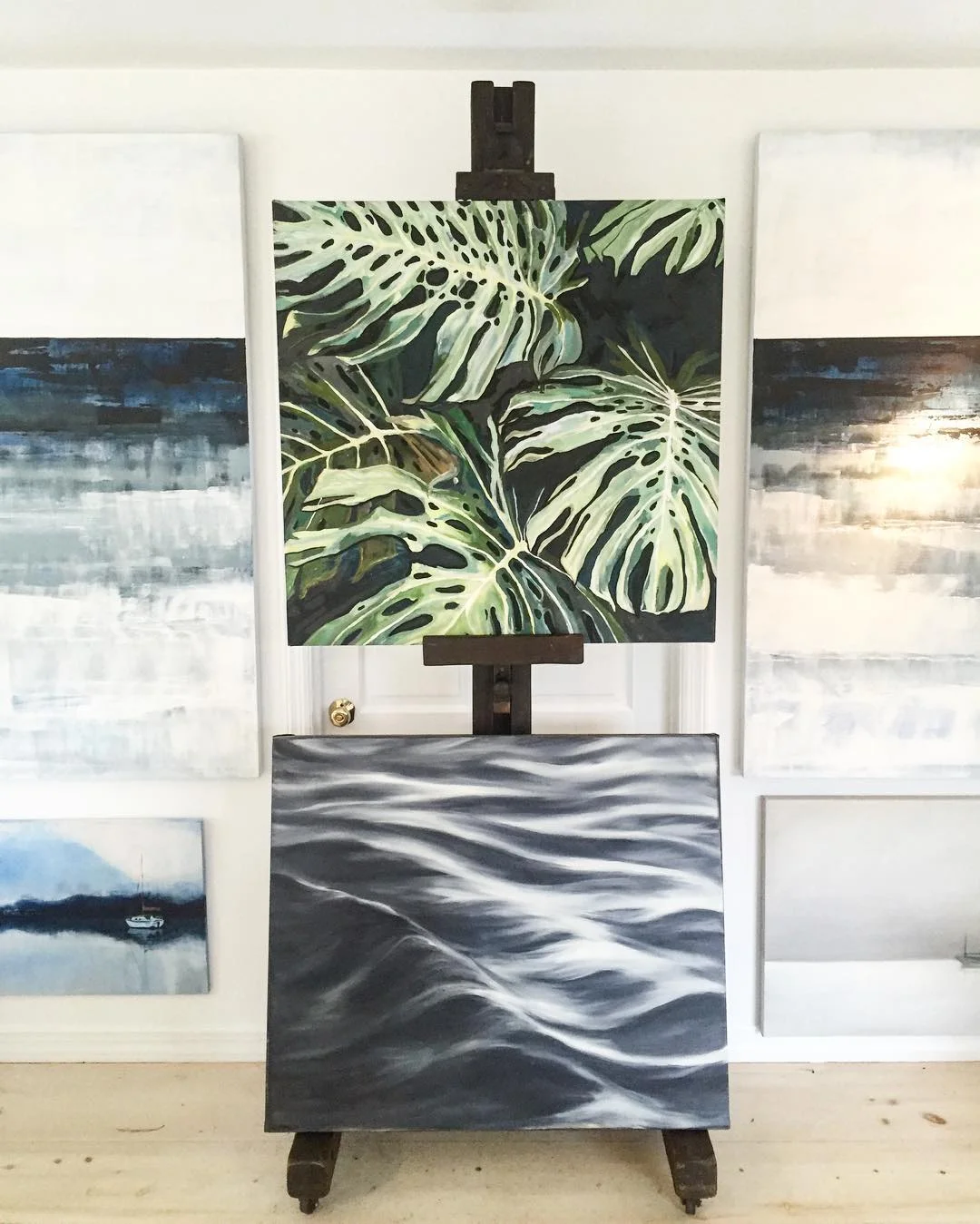Image via Destination Haus. (My sailboat is bottom left, the other are by Sam Malpass.)