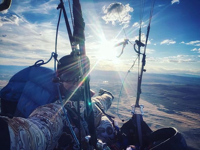 Just recently I managed to fly my paraglider a total of over 400 km in two back to back days of epic adventure.  Day one started in Nevada at a remote and little explored mountain Launch called &quot;New Pass Peak.&quot; I launched nervous but excite