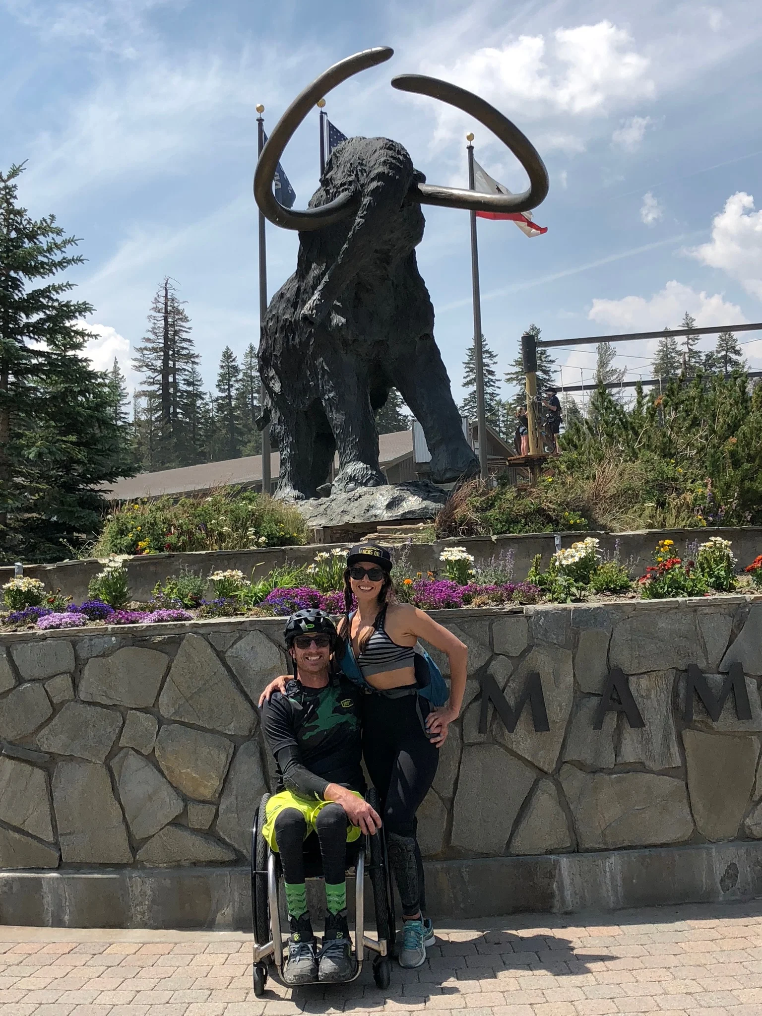 Mandatory photo op at the mammoth statue