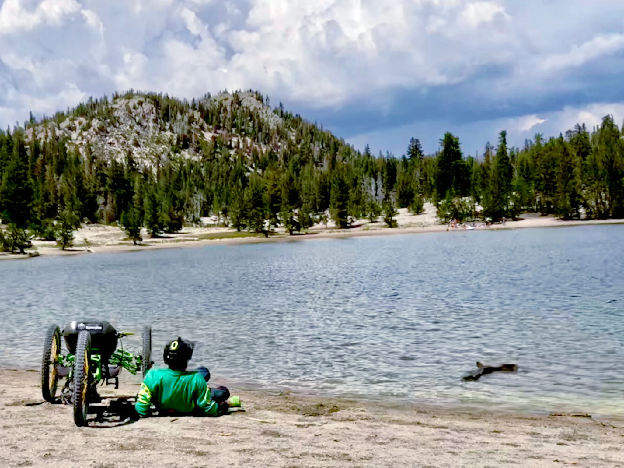 Spent some time at Red’s Lake where I spread Freedom’s ashes. Hey Buddy! Be sure to watch the Weekly Ride video (below) about the trip.