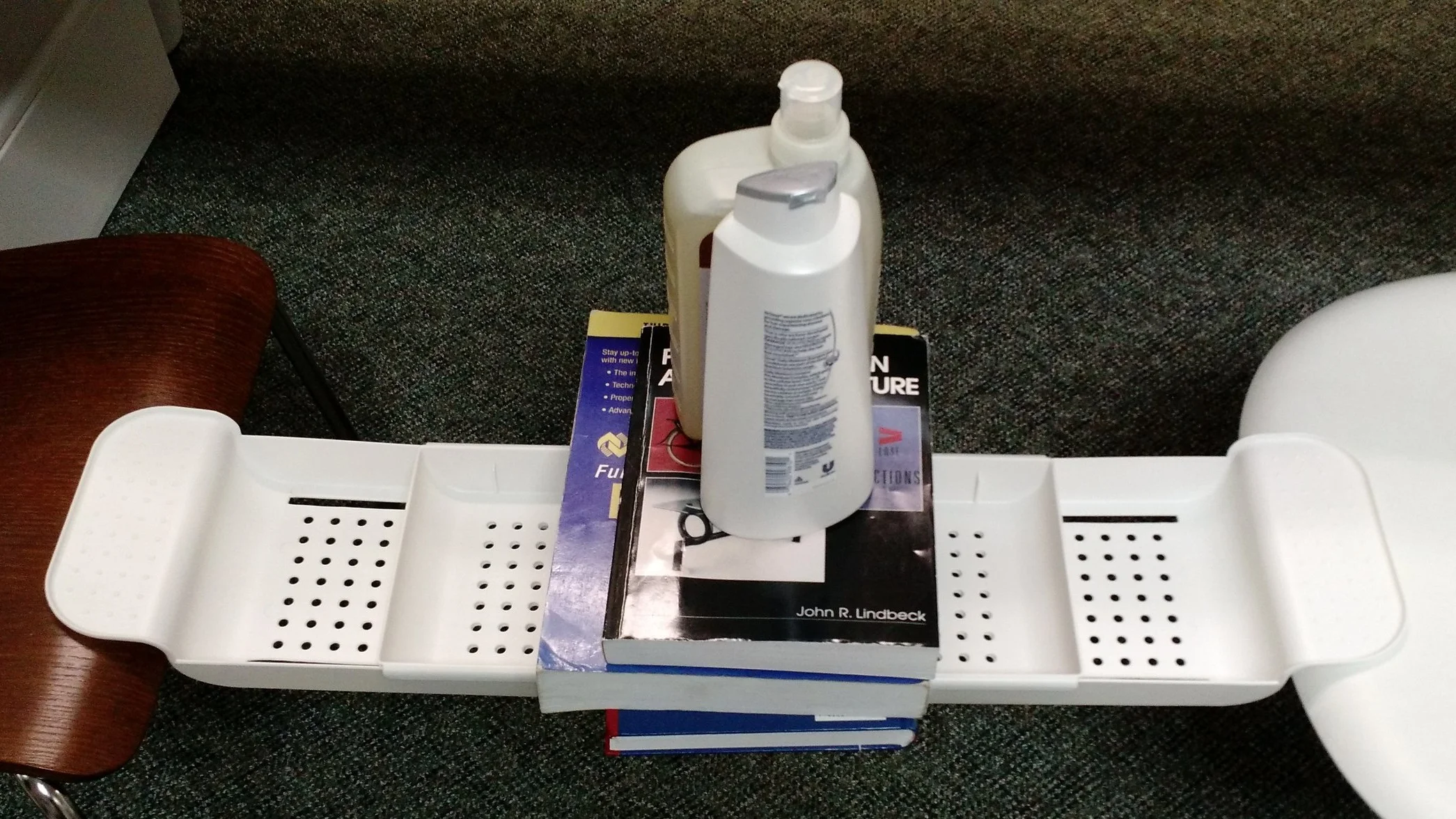 The polypropylene product proved capable of holding 10 pounds indefinitely at maximum extension.