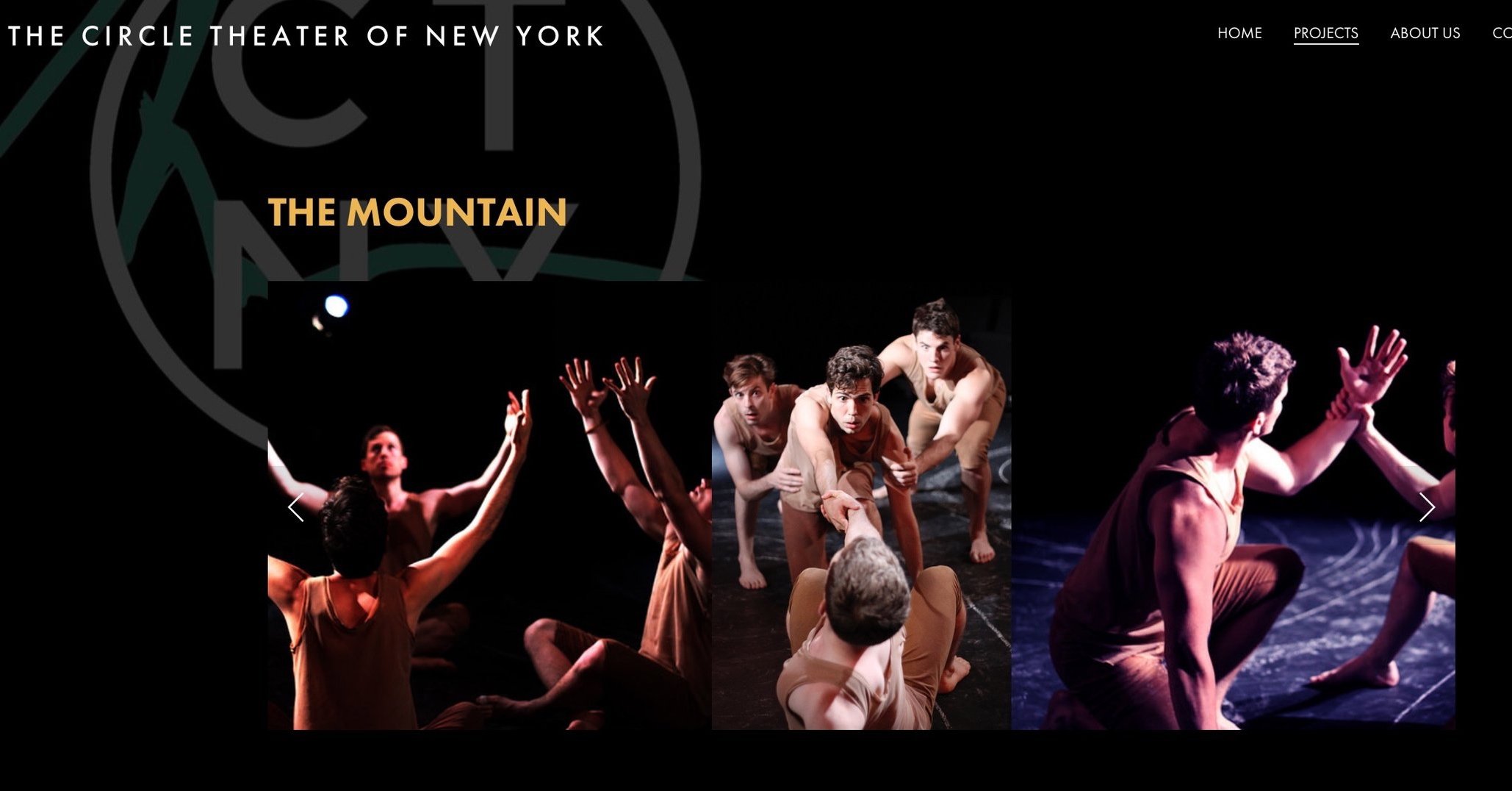 Movement Director for The Mountain, winner of the NY Independent Theater Award for Best Choreography.