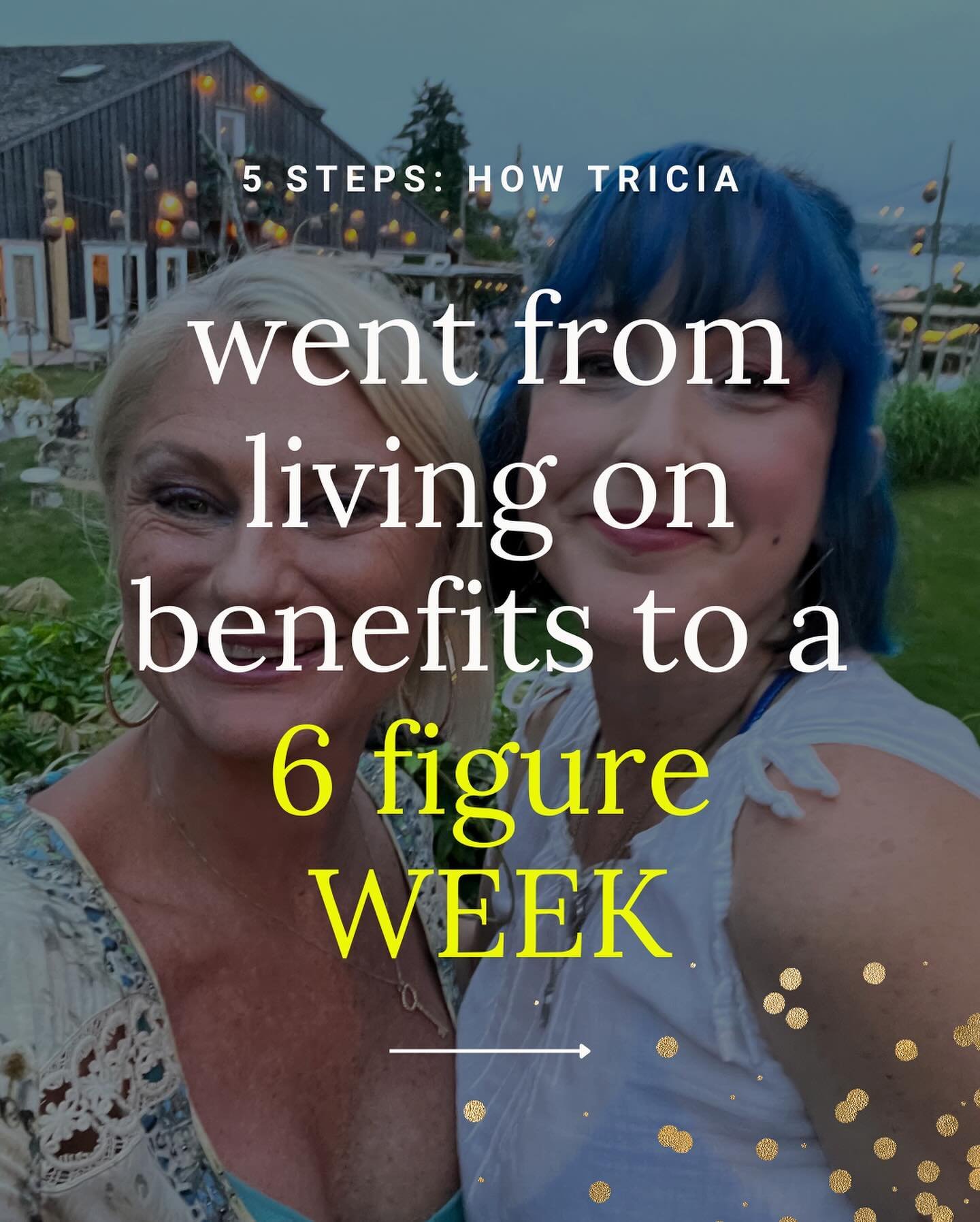 Tricia&rsquo;s been working with me in containers with 1:1 support for over three years now and this result is one in a long list as she builds her business towards 7 figures (and beyond).

And while that&rsquo;s impressive, it&rsquo;s&nbsp;her back 