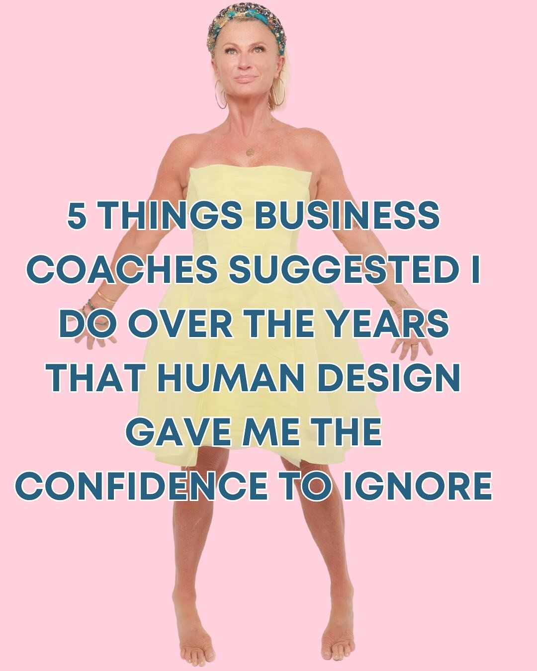 🔥The top five things that Business Coaches suggested I do over the years that Human Design gave me the confidence to ignore.

And for the record, I&rsquo;m a business and coach and work with incredible options&hellip; BUT also I&rsquo;ve also always