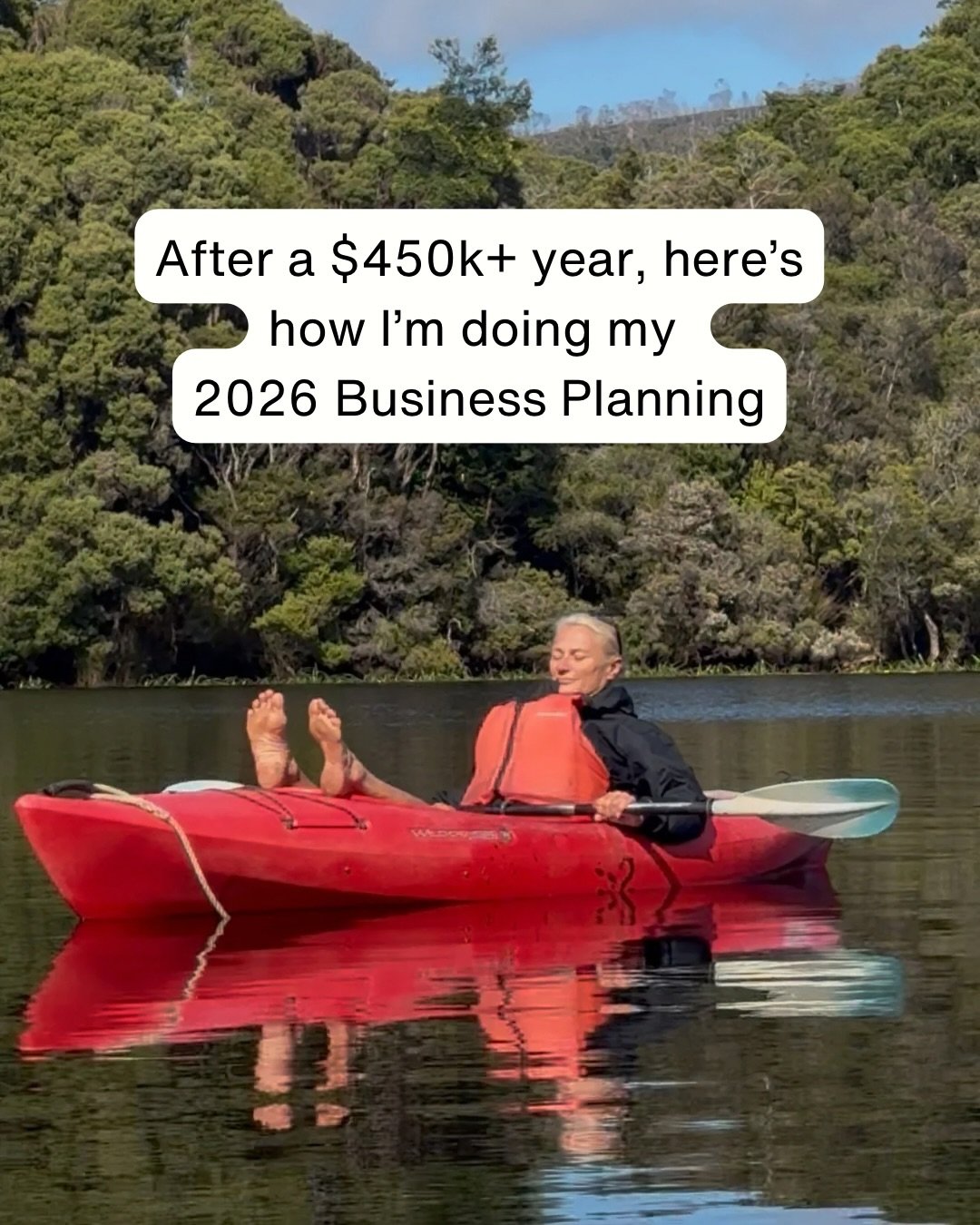 I didn&rsquo;t start my 2026 business planning last year or on Jan 1&hellip;

I started it this week, on a boat, crossing the Bass Straight, after a full year of building, leading, deciding, and holding a $450k+ business.

And here&rsquo;s the part t