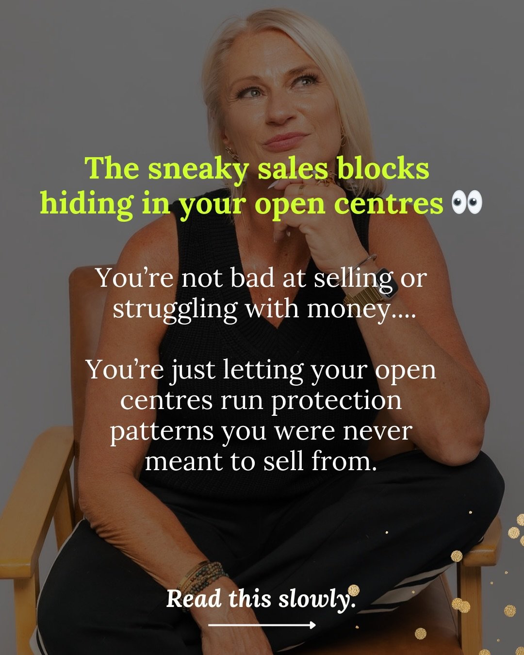 📌Save this one and let me know if you resonate in the comments&hellip;

Most people assume they&rsquo;re not making sales because their messaging isn&rsquo;t clear enough. Or their niche isn&rsquo;t refined enough. Or they need to &ldquo;be more con