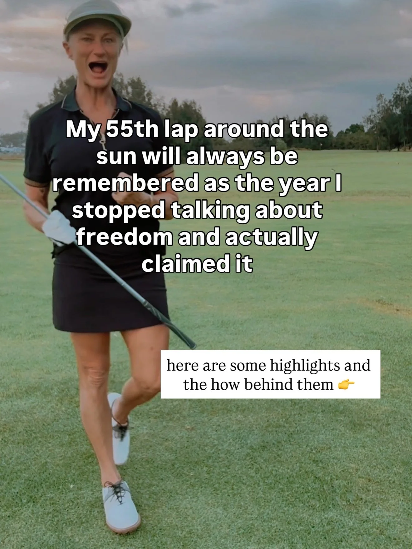 Have officially entered my freedom era. Can you guess what&rsquo;s on the agenda in the next lap?