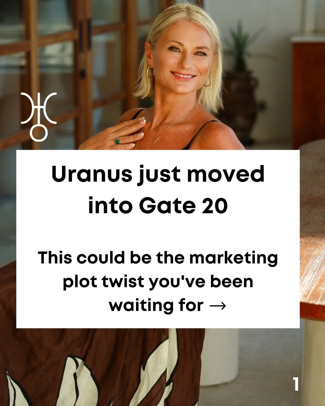 You will want to save this one!

Uranus just moved into Gate 20 ... so if you&rsquo;ve been feeling the pull to show up differently in your marketing lately, more raw, more real, more you... this is exactly why.

Gate 20 is arguably the most powerful